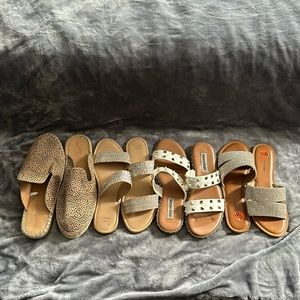 Lot of size 9.5 shoes